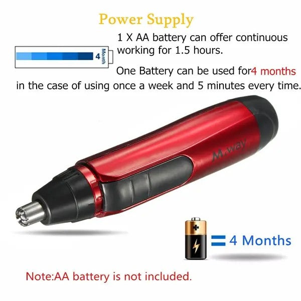 nose hair trimmer battery cordless