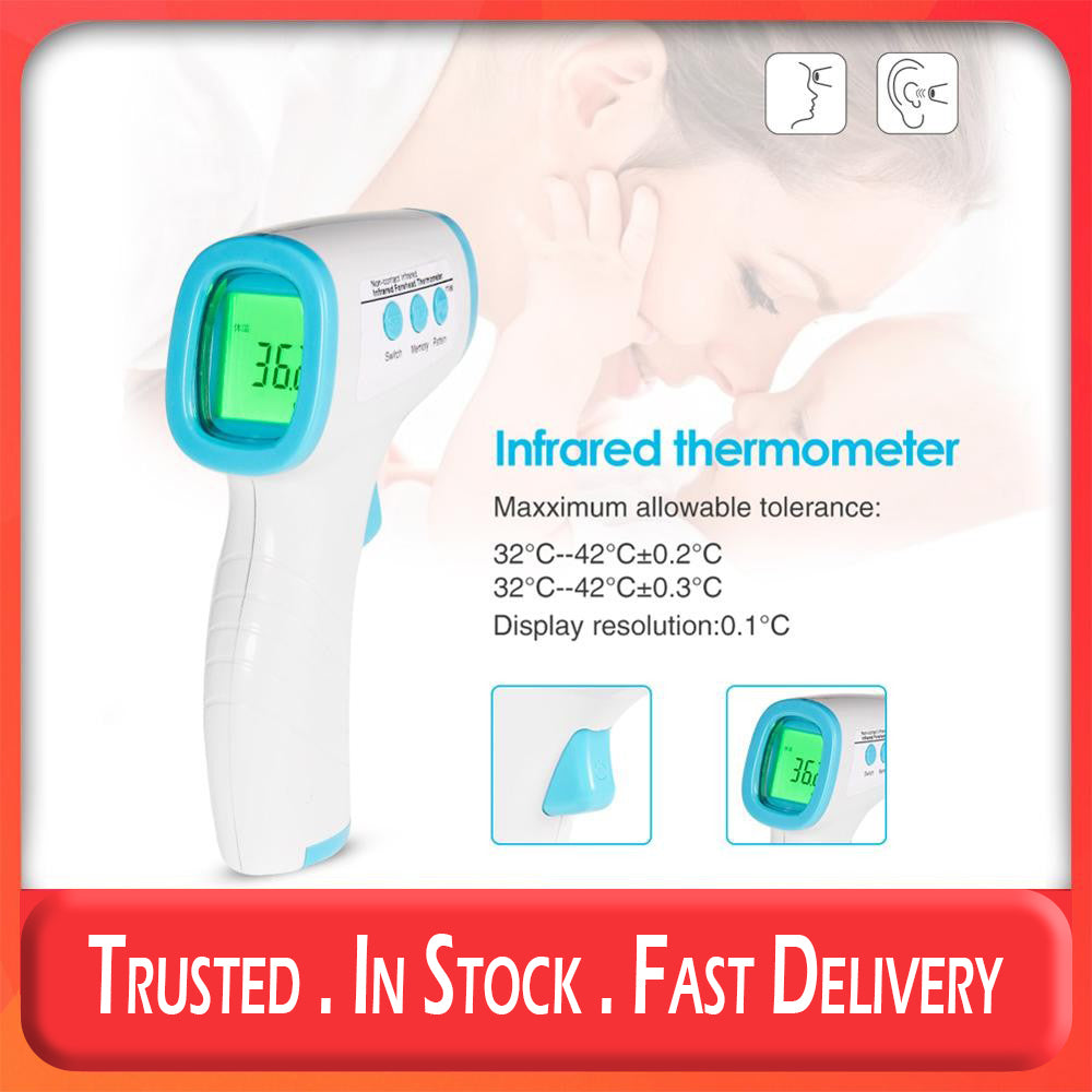 Baby Thermometer Best For Infant Kids Adults Non Contact Forehead Ear Infrared Digital Fast Accurate