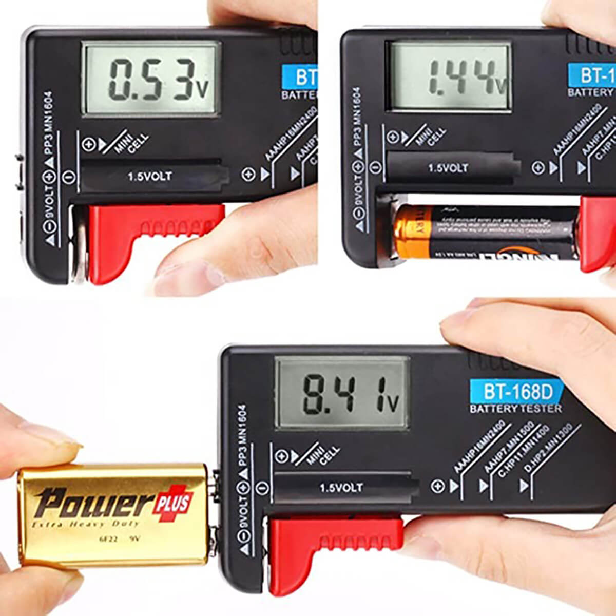 Universal Digital Battery Tester Loads