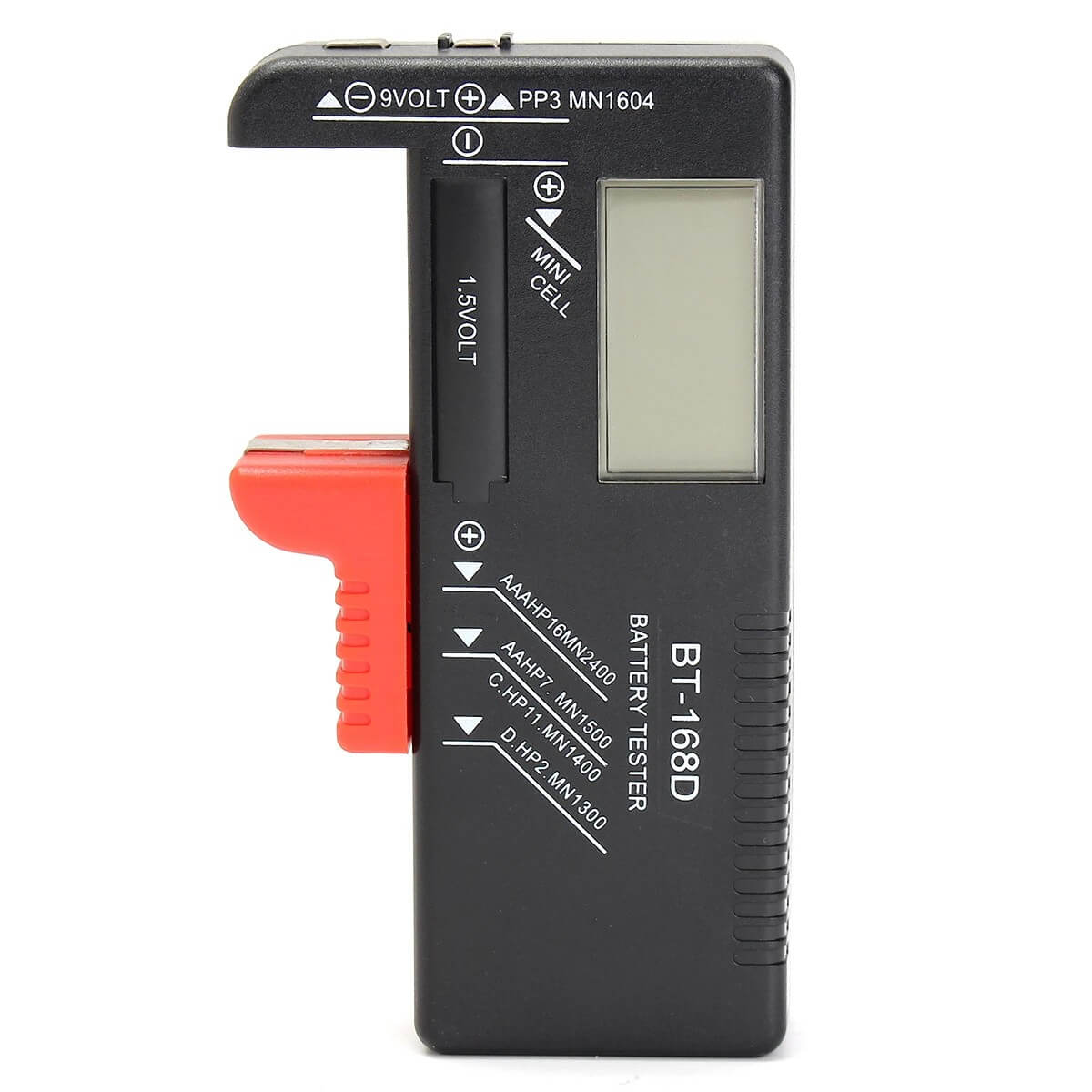 Universal Digital Battery Tester Front