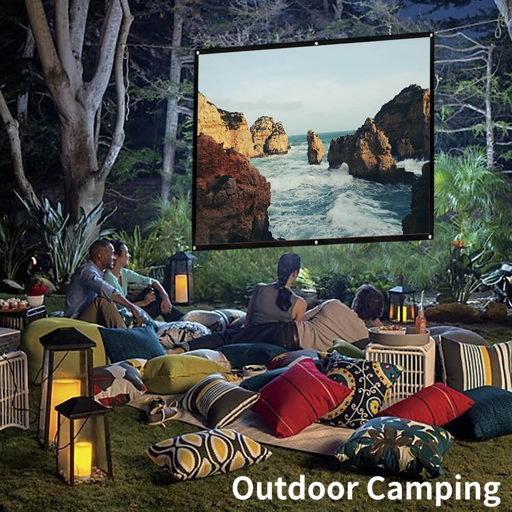 Outdoor Movie Projection