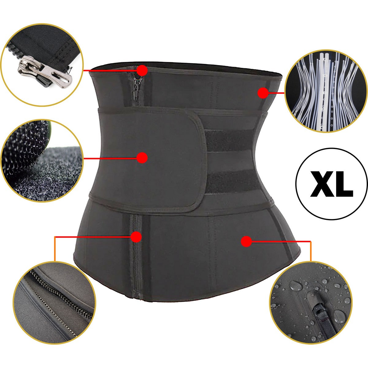 WaistSlim4 Waist Trainer Size XL