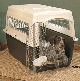 Ultra Vari Medium Heavy Duty Plastic Portable Dog Kennel Crate