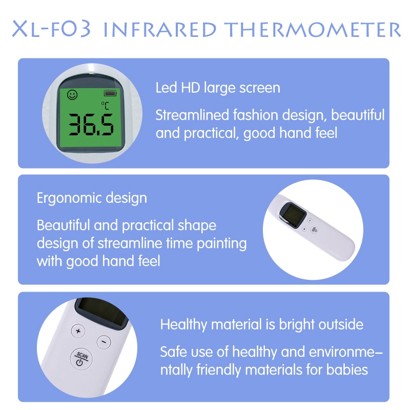 Baby Thermometer | Digital Infrared | Forehead Ear Non-contact | Adult