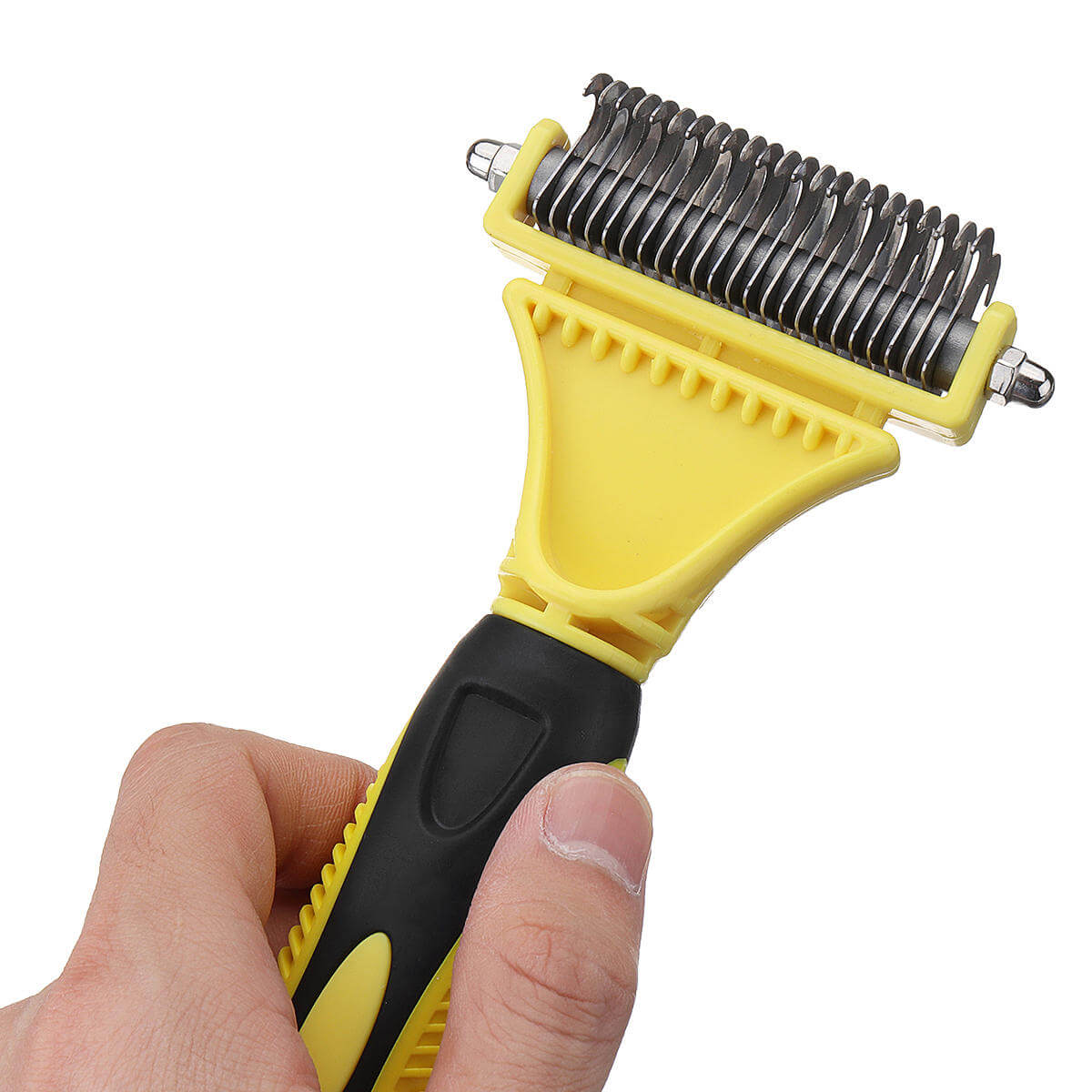 Dog Dematting Comb Deshedding Rake Hold