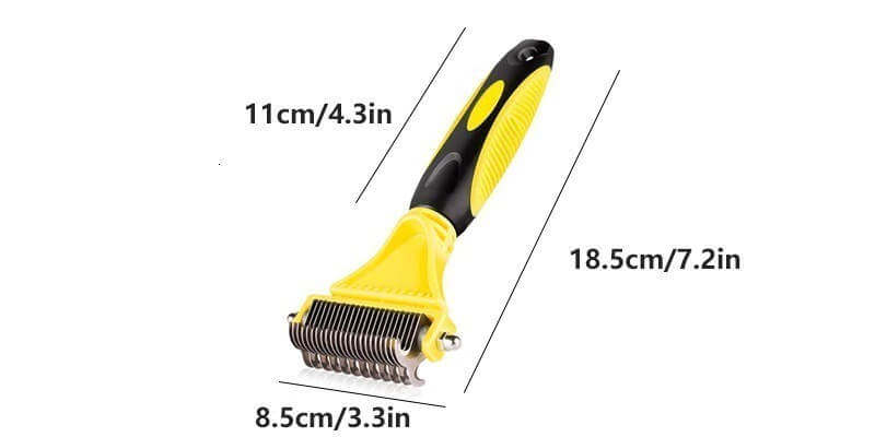 Dog Dematting Comb Deshedding Rake Dimensions